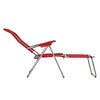Spaghetti footrest red matt aurinkotuoli 