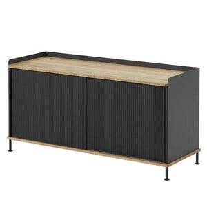 Enfold senkki 124 x 45 cm  - oiled oak Anthracite Black