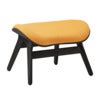 A Conversation Piece Ottoman Rakkaus Black Oak/Tangerine