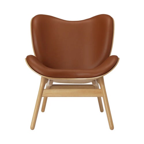 A Conversation Piece Lepotuoli Oak/Hope Leather Cognac