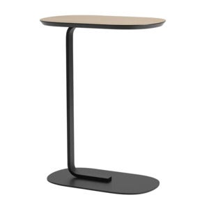 Relate sivupöytä 73,5 cm - Oak Laminate/Black