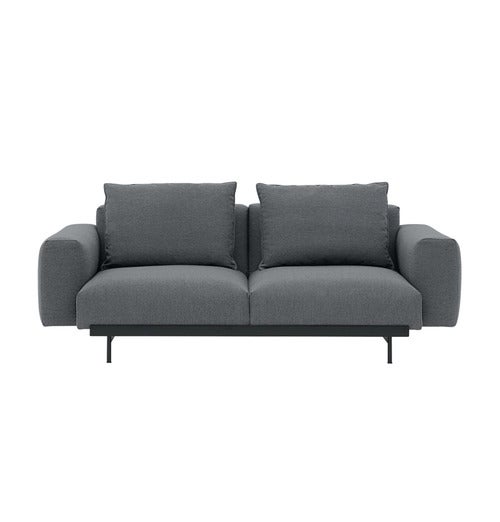 In Situ 2-istuttava modulaarinen sohva Config 1 - Ocean80/Musta