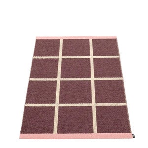 Kudottu Matto Criss Pop Burgundy