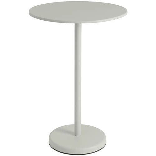 Linear Steel Baaripöytä Ø70 cm Grey 