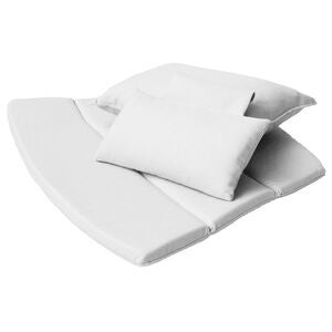 Breeze Tyynysetti Lounge nojatuoli Sunbrella valkoinen 