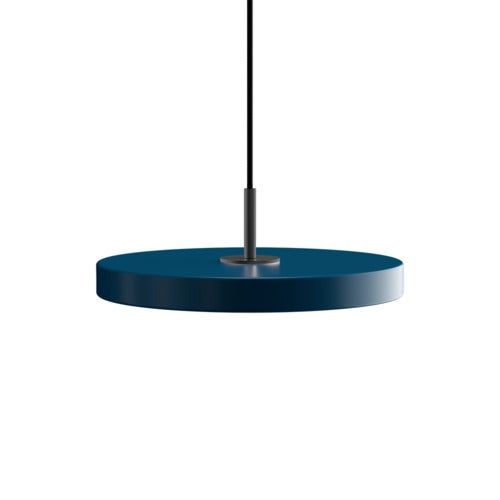 Asteria Mini Ø31 cm riippuvalaisin Petrol Blue/musta
