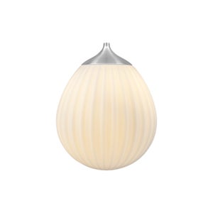 Around the World lampunvarjostin Ø21 cm White/brushed steel