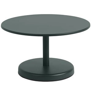 Linear Steel Sohvapöytä Ø70 cm Dark Green 