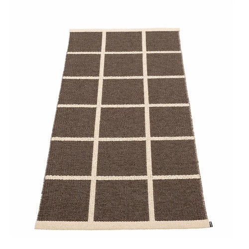 Kudottu Matto Criss Dark Brown 70x150 cm
