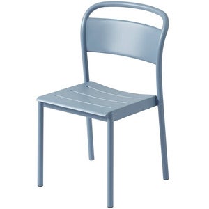 Linear Steel Ruokailutuoli Pale Blue 