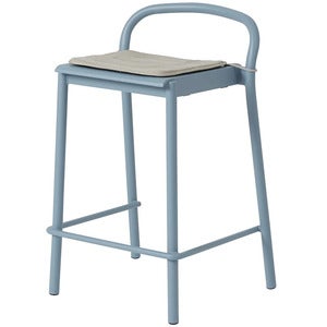 Linear Steel Baarijakkaran istuintyyny Light Grey