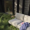Settle 2-istuttava sohva Ribbed Weave 2/Dark Green 