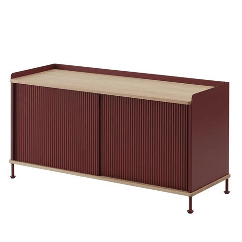 Enfold senkki 124 x 45 cm  - oiled oak Deep Red