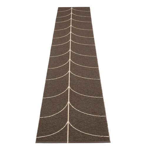 Kudottu Matto Leif Dark Brown 70x360 cm