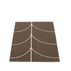 Kudottu Matto Leif Dark Brown 70x90 cm