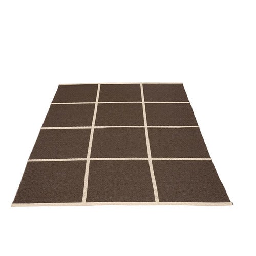 Kudottu Matto Criss Dark Brown 180x260 cm