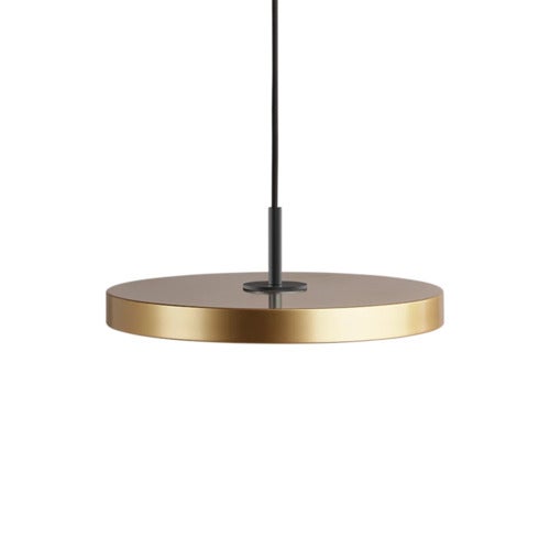 Asteria Mini Ø31 cm riippuvalaisin Brass/musta