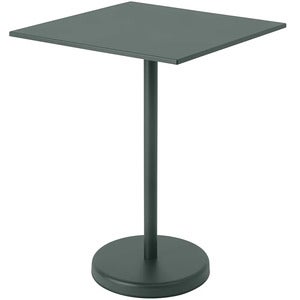 Linear Steel Baaripöytä 70x70 h: 95 cm Dark Green 
