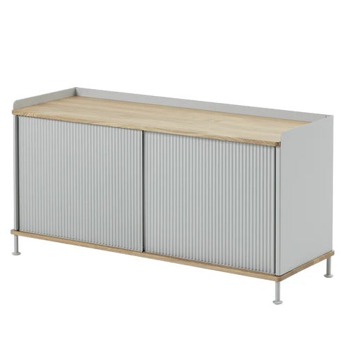 Enfold senkki 124 x 45 cm - oiled oak Grey