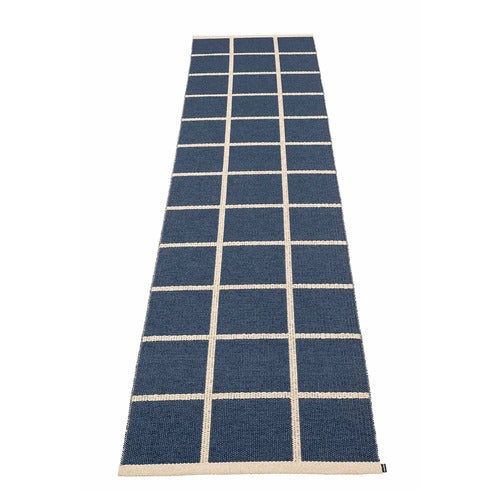 Kudottu Matto Criss Dark Blue 70x300 cm
