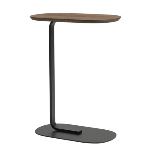 Relate sivupöytä 73,5 cm - Solid Smoked Oak/Black