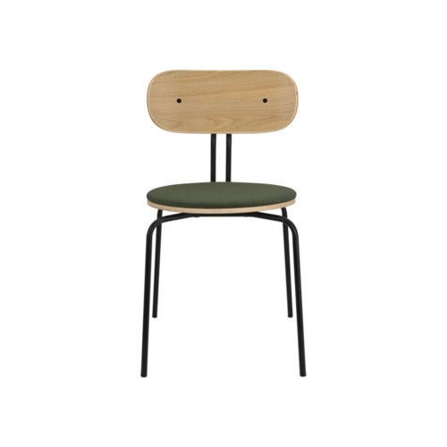 Curious ruokatuoli tammi/musta metalli Racing Green