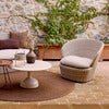 Coast nojatuoli w/swivel Sand