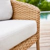 Ocean lounge-nojatuoli natural flat Weave
