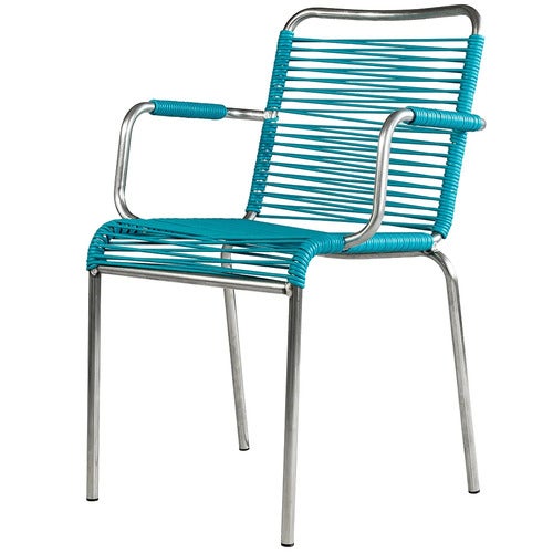 Mya käsinojatuoli turquose