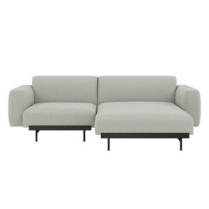 In Situ 2-istuttava modulaarinen sohva Config 4 - CLay12/Musta