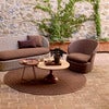 Coast nojatuoli w/swivel Umber brown