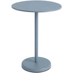 Linear Steel Baaripöytä Ø70 h: 95 cm Pale Blue 