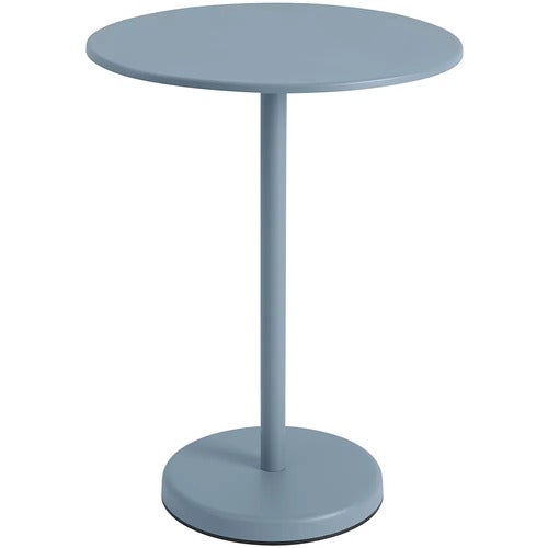 Linear Steel Baaripöytä Ø70 h: 95 cm Pale Blue 
