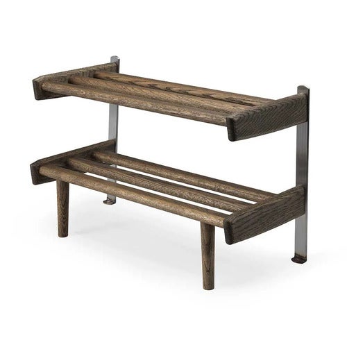 Meja Kenkähylly Lattia 59 cm Savutammi
