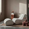 Rouli Nojatuoli Bouclé Off-white