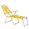 Spaghetti footrest yellow matt aurinkotuoli 