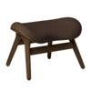 A Conversation Piece Ottoman Ottoman Solid Oak,Plywood,Polyester Teddy