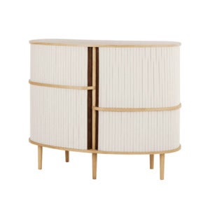 Audacious Highboard Kaappi tammi/White Sands