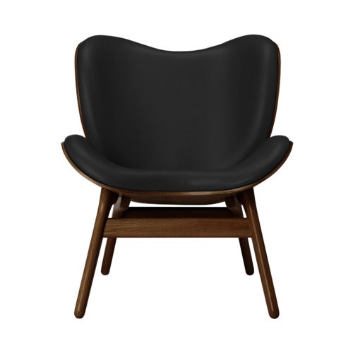 A Conversation Piece Lepotuoli Dark Oak/Hope Leather Black