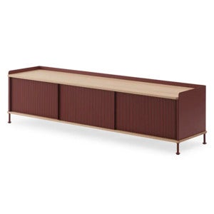 Enfold senkki 186 x 45 cm  - oiled oak Deep Red