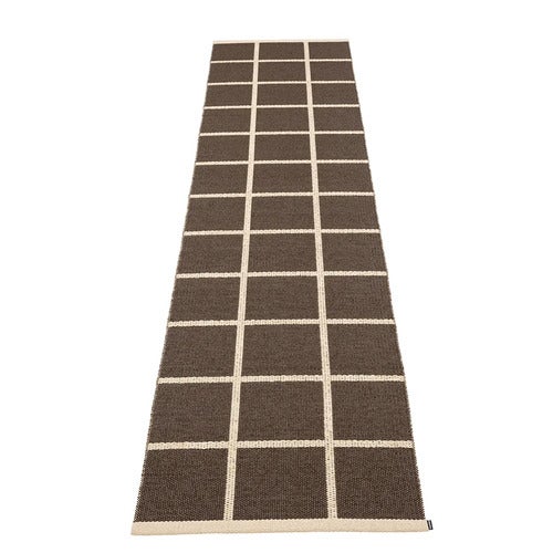 Kudottu Matto Criss Dark Brown 70x300 cm