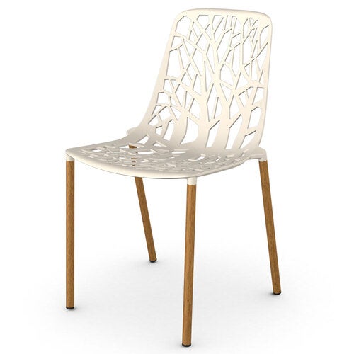 Forest Ruokailutuoli Iroko/Creamy White