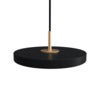 Asteria Micro Kattovalaisin Ø 15 cm Black