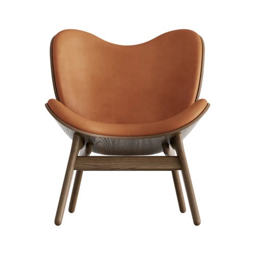 A Conversation Piece Lepotuoli Dark Oak/Hope Leather Cognac
