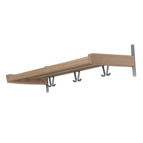 Meja Hattuhylly 90 cm Valkoinen öljytty tammi