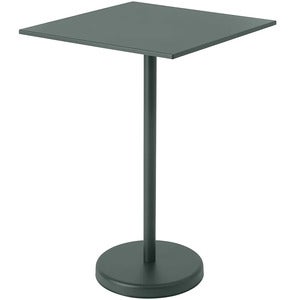 Linear Steel Baaripöytä 70x70 cm Dark Green 