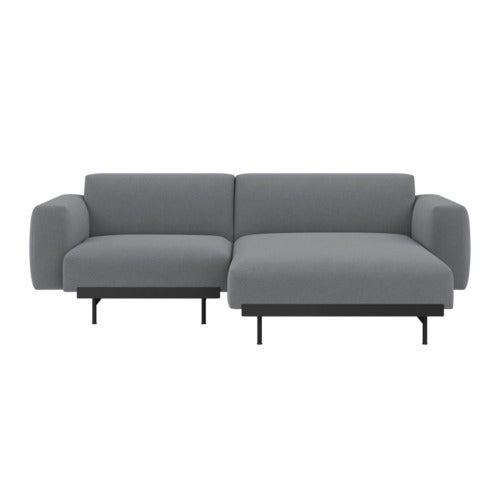 In Situ 2-istuttava modulaarinen sohva Config 5 - Ocean80/Musta