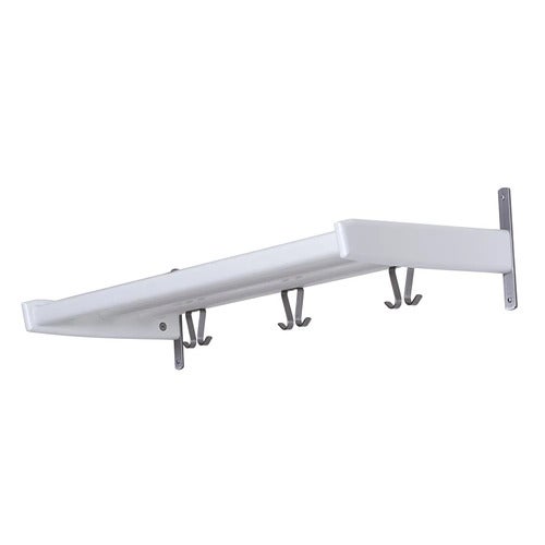 Meja Hattuhylly 90 cm Valkoinen lakattu koivu