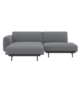 In Situ 2-istuttava modulaarinen sohva Config 6-Ocean80/Musta