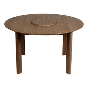 Comfort Circle Ruokapöytä jatkeella Dark Oak